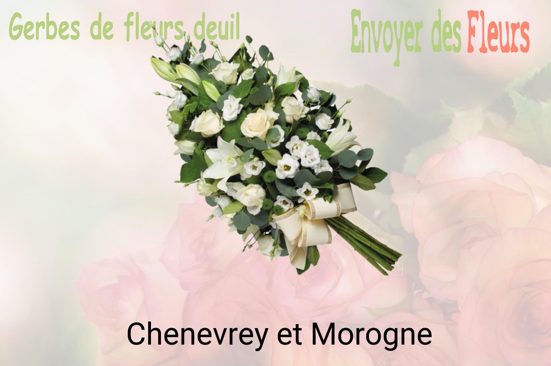 Gerbe de fleurs de deuil livrée à Chenevrey-et-Morogne