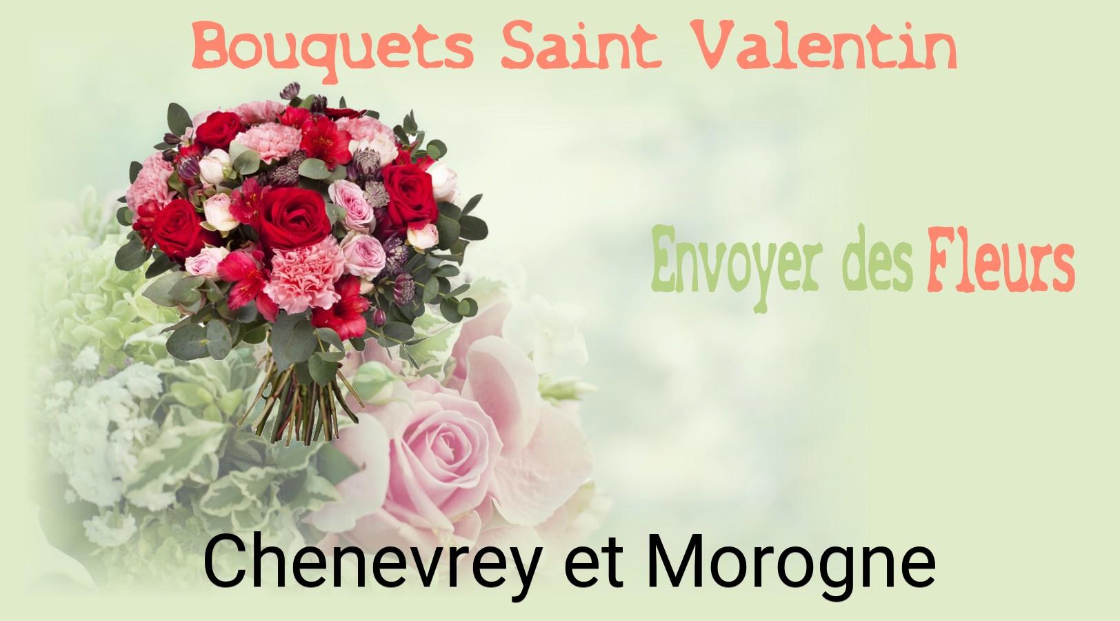Roses de Saint-Valentin livrées à Chenevrey-et-Morogne